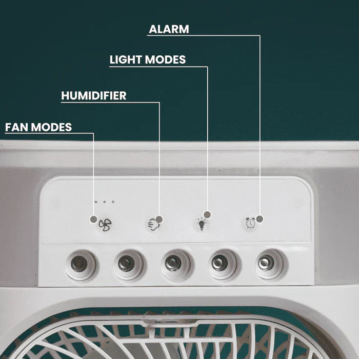 Portable USB Electric Fan & Air Cooler