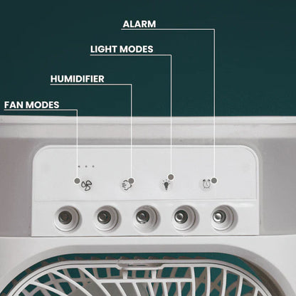 Portable USB Electric Fan & Air Cooler