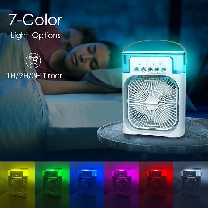 Portable USB Electric Fan & Air Cooler