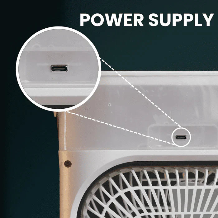 Portable USB Electric Fan & Air Cooler